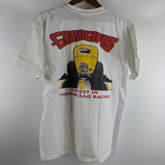 Vintage 2002 Mens Drag Racing L T-Shirt Goodguys Fomoso Fuel & Gas Bakersfield - Picture 2 of 12